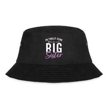 Big Sister Gift - Bucket Hat - black - Front - Lela (165cm)