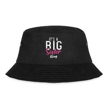 Big Sister Gift - Bucket Hat - black - Front - Lela (165cm)