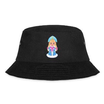 Ded Moroz Snegurotschka russischer Weihnachtsmann - Bucket Hat - Schwarz - Vorne - Lela (165cm)