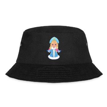 Ded Moroz Snegurotschka russischer Weihnachtsmann - Bucket Hat - Schwarz - Vorne - Lela (165cm)