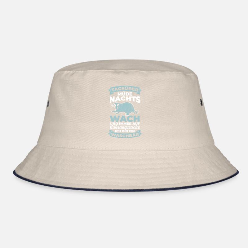 Tagsüber Müde Nachts Wach Nahrungssuche Ich Bin Ei Bucket Hat