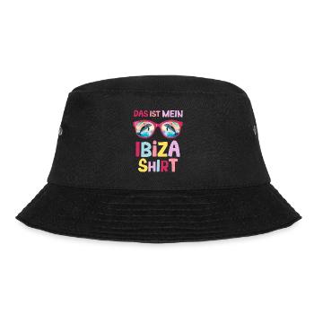 Delfin Sonnenbrille Urlaub Saufen Ibiza Party - Bucket Hat - Schwarz - Vorne - Lela (165cm)