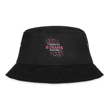 K-Drama K-Pop Fan Gift Korean - Bucket Hat - black - Front - Lela (165cm)