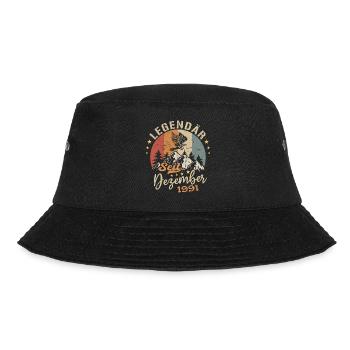 Legendär seit Dezember 1991 limitierte Auflage - Bucket Hat - Schwarz - Vorne - Lela (165cm)