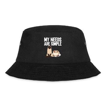 Siamese - Bucket Hat - black - Front - Lela (165cm)