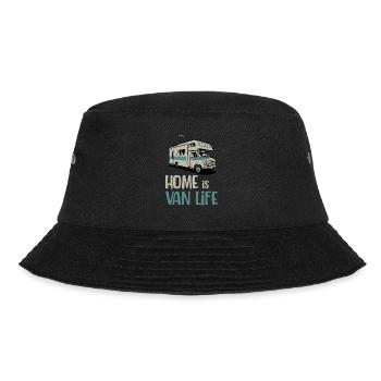 Home is Vanlife Traveling RV - Bucket Hat - black - Front - Lela (165cm)