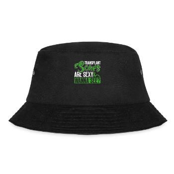Organspender Organtransplantation Organspende - Bucket Hat - Schwarz - Vorne - Lela (165cm)