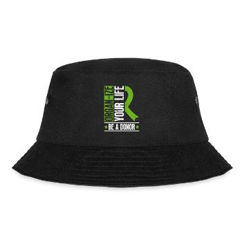 Organspender Organtransplantation Organspende - Bucket Hat - Schwarz - Vorne - Lela (165cm)