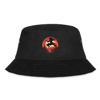 Charming Ninja Fighter I Ninja Girl I Ninja - Bucket Hat - black - Front - Lela (165cm)