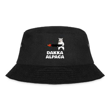 Dakka Alpaca - Bucket Hat - Schwarz - Vorne - Lela (165cm)