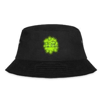 Alkoven Wohnmobil - Bucket Hat - Schwarz - Vorne - Lela (165cm)