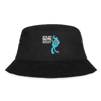 Funny endurance sports jogging fitness runner - Bucket Hat - black - Front - Lela (165cm)