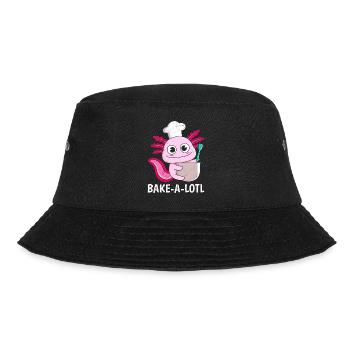 Bread Lover Bakealotl Bread Baking Bread Dough - Bucket Hat - black - Front - Lela (165cm)