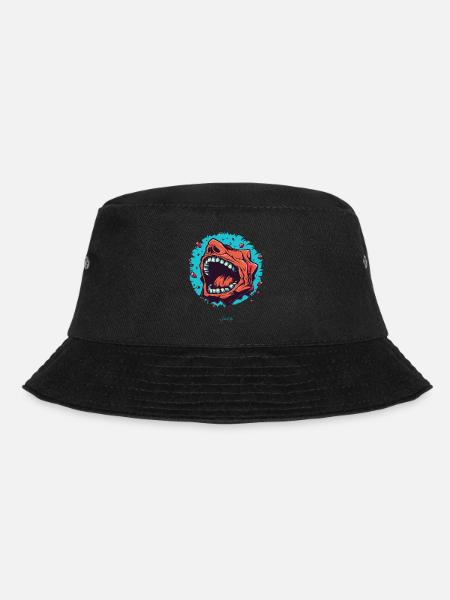 Mund aus Stein - Bucket Hat - Schwarz