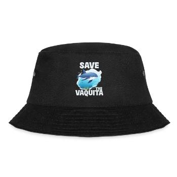 Save the Vaquita Porpoise Cochito - Bucket Hat - black - Front - Lela (165cm)