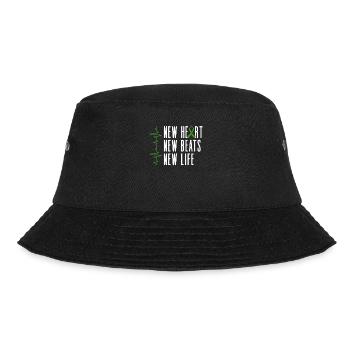 Organ Donor Heart Organ Transplant - Bucket Hat - black - Front - Lela (165cm)