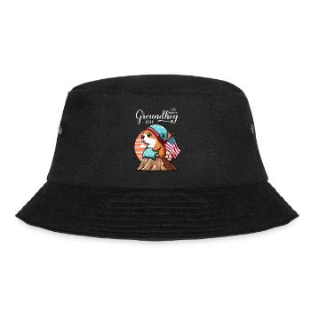 Murmeltier Groundhog Day USA lustig Frühling Mütze - Bucket Hat - Schwarz - Vorne - Lela (165cm)