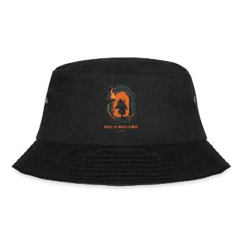 Enter Hell Through the Dungeon - Bucket Hat - black - Front - Lela (165cm)