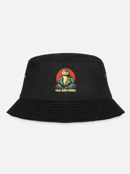 CEO Echse, du bist gefeuert - Bucket Hat - Schwarz