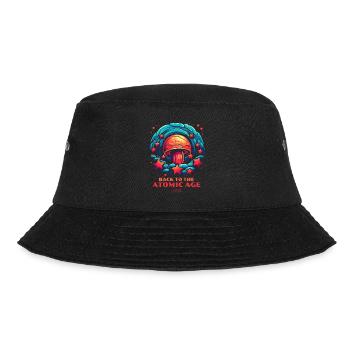 Zurück ins Atomzeitalter - Bucket Hat - Schwarz - Vorne - Lela (165cm)
