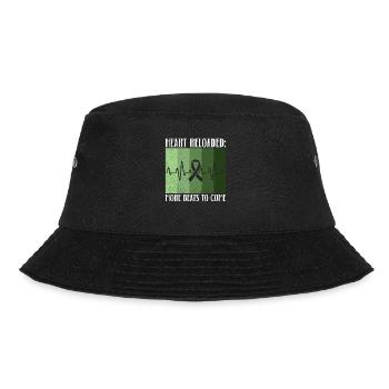 Organ Donor Heart Organ Transplant - Bucket Hat - black - Front - Lela (165cm)