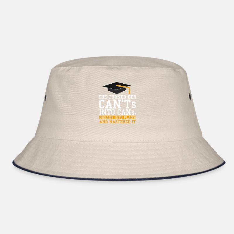 Master's Degree Studium Master Abschluss Bucket Hat