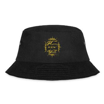 Funkelndes Silvester Fest - Bucket Hat - Schwarz - Vorne - Lela (165cm)