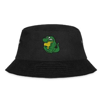 Bodybuilding Alligator - Bucket Hat - black - Front - Lela (165cm)