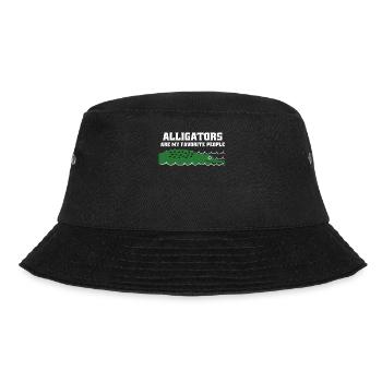 Alligators Alligator - Bucket Hat - Schwarz - Vorne - Lela (165cm)