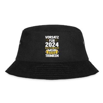 Neujahr Feuerwerk Silvester 2024 - Bucket Hat - Schwarz - Vorne - Lela (165cm)