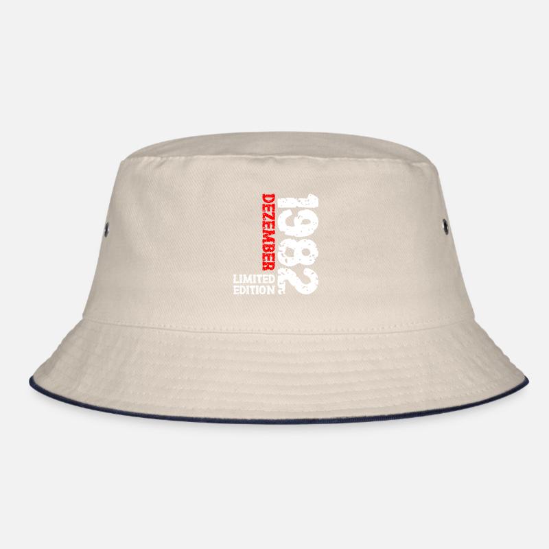 1982 Dezember Limited Edition 41. Geburtstag Deko Bucket Hat