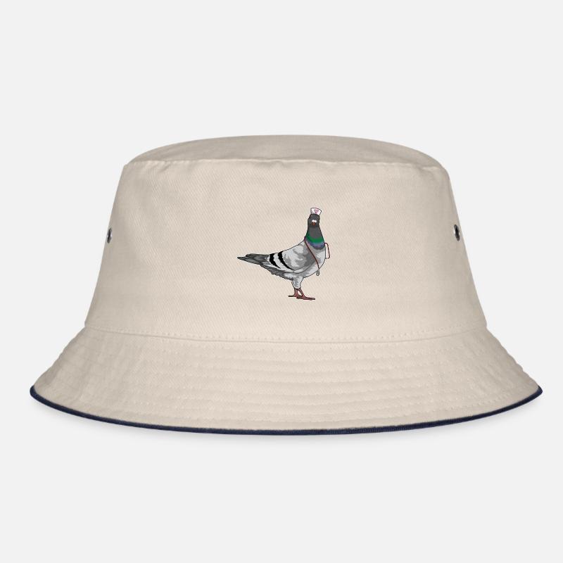 Taube Krankenschwester Stethoskop Bucket Hat