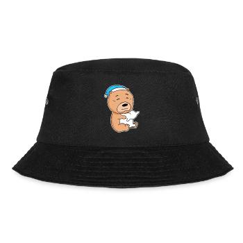 Chow Chow Sleeping Fatigue Dog Dog Breed - Bucket Hat - black - Front - Lela (165cm)