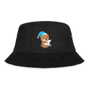 Shiba Inu Schlafen Müdigkeit Hund - Bucket Hat - Schwarz - Vorne - Lela (165cm)