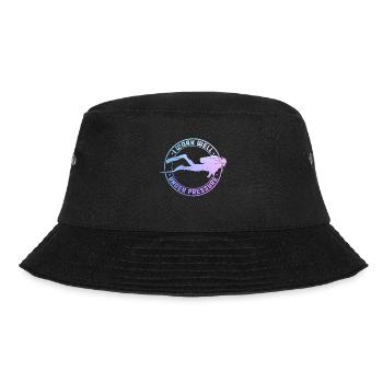 Diving Funny Vintage Diver Gift - Bucket Hat - black - Front - Lela (165cm)