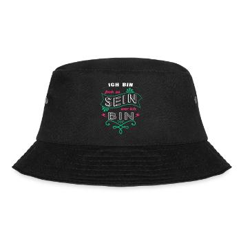 geburtstagsgeschenk geek frauenrechte bday girl - Bucket Hat - Schwarz - Vorne - Lela (165cm)