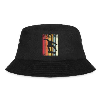 Skateboard Skateboarding Skater Vintage Boarder Sk - Bucket Hat - black - Front - Lela (165cm)
