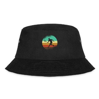 Retro Paddleball Paddle Tennis Padel Tennis Padel - Bucket Hat - black - Front - Lela (165cm)