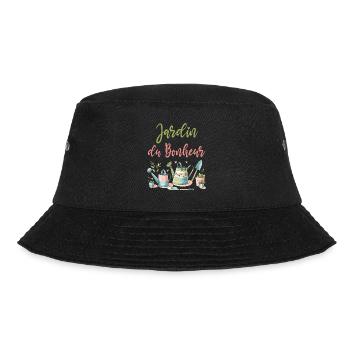 Jardin du bonheur cadeau femme jardinage fleurs - Bob - noir - Devant - Lela (165cm)