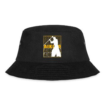 Aikido - Bucket Hat - Schwarz - Vorne - Lela (165cm)