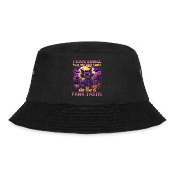 Halloween Werwolf T als Halloween Kostüm Werewolf - Bucket Hat - Schwarz - Vorne - Lela (165cm)