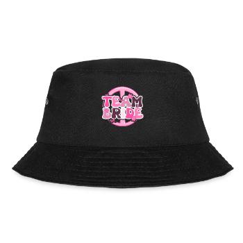 Groovy Bridal Wedding Party Bridal Flower Flowers - Bucket Hat - black - Front - Lela (165cm)