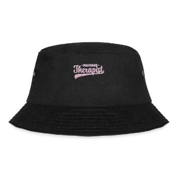 Massagetherapeuten Therapie Masseuse Wertschätzung - Bucket Hat - Schwarz - Vorne - Lela (165cm)