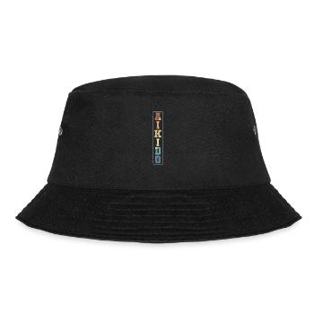 Aikido elegante Kampfkunst Training - Bucket Hat - Schwarz - Vorne - Lela (165cm)