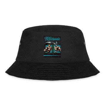 Mechanic Profession Saying Worker - Bucket Hat - black - Front - Lela (165cm)