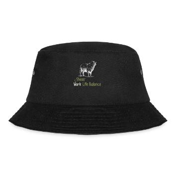 Shear Work Life Balance – Sheep Shepherd - Bucket Hat - black - Front - Lela (165cm)
