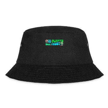 Erde Tag Groovy Hippie 70s Retro Retro - Bucket Hat - Schwarz - Vorne - Lela (165cm)