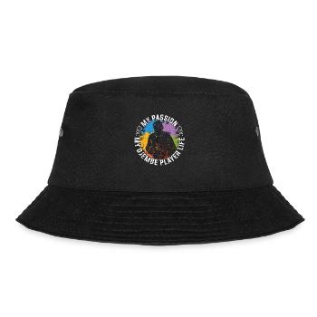 Djembe Player My Passion My Djembe Player Drummer - Bucket Hat - black - Front - Lela (165cm)