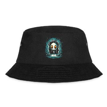 Small skull guy in a dungeon - Bucket Hat - black - Front - Lela (165cm)