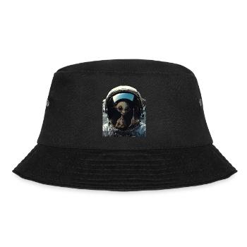Urkomische Alien-Entführung Lustige Sonden-Astronautin - Bucket Hat - Schwarz - Vorne - Lela (165cm)